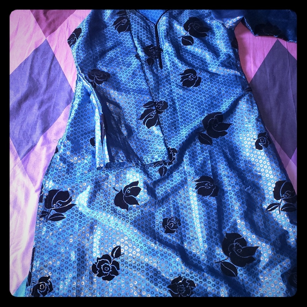 Velvet kurti